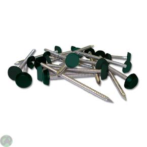30mm Plastic Headed Pins (Rustic Green) (Green 7)