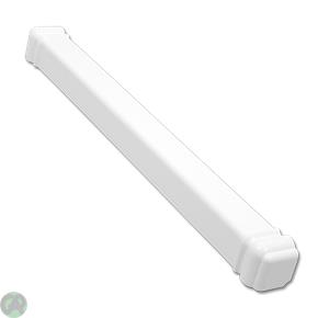 Ogee Replacement Fascia Corner Ext 500mm (White)
