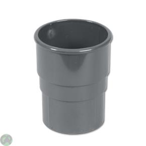 Round Downpipe Socket (Grey)